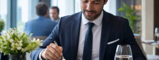 Consejos para no arruinar tu dieta cuando comes mucho en reuniones empresariales