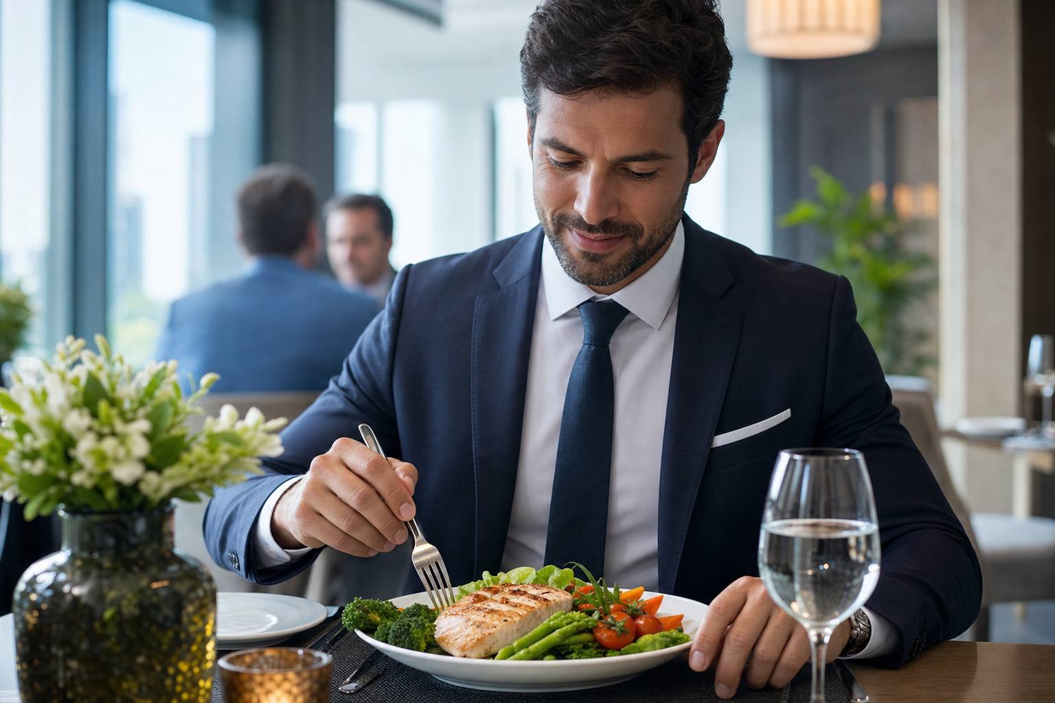 Consejos para no arruinar tu dieta cuando comes mucho en reuniones empresariales Consejos para no arruinar tu dieta cuando comes mucho en reuniones empresariales