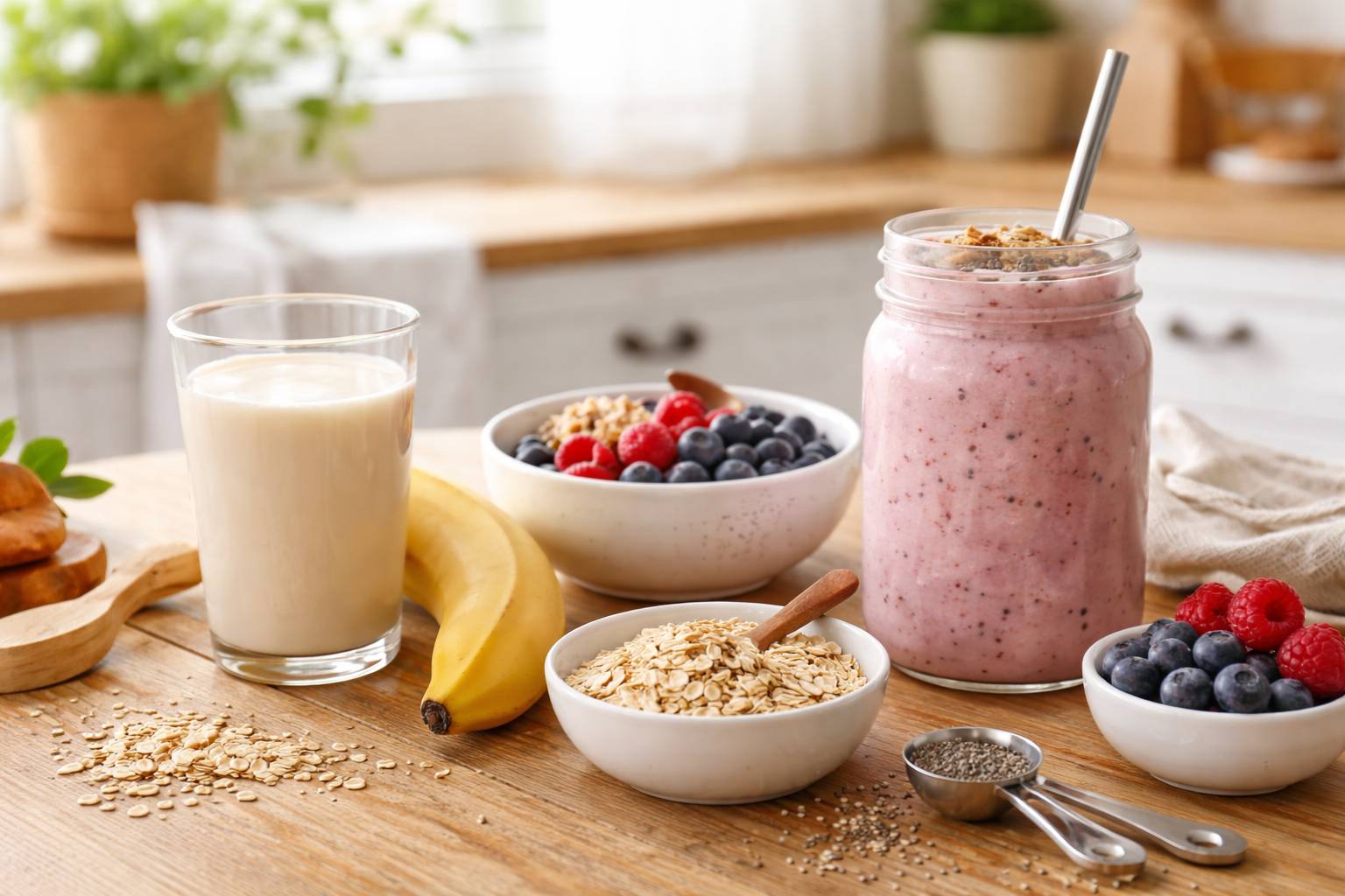 Leche de avena: beneficios y cómo incluirla en desayunos y snacks